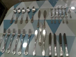 Cubiertos Meneses Alpaca Cobre y Cin