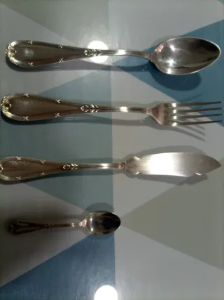 Cubiertos Meneses Alpaca Cobre y Cin