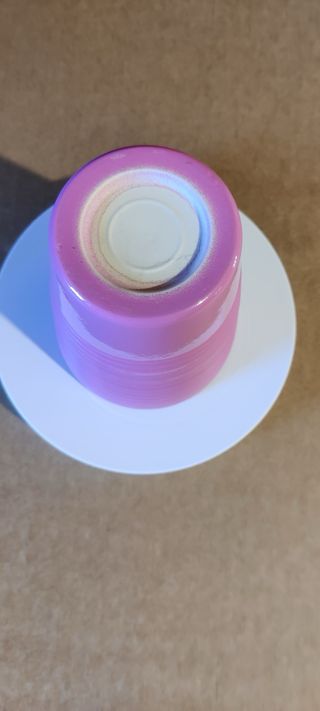 Vasetto in ceramica rosa porta pianta