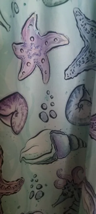 Vestido infantil estampado conchas y estrellas