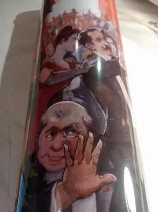 Antigua lata Codorniu Cava publicitario