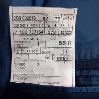 Americana Ermenegildo Zegna Azul