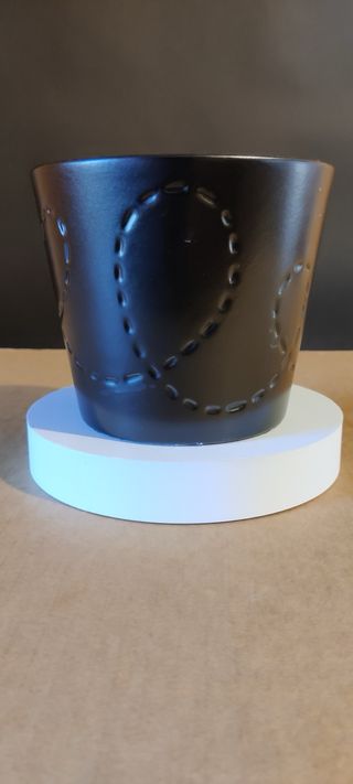 Vasetto in coccio nero