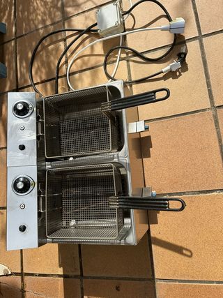 Freidora Doble HR 6+6L