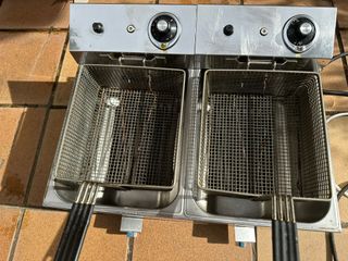 Freidora Doble HR 6+6L