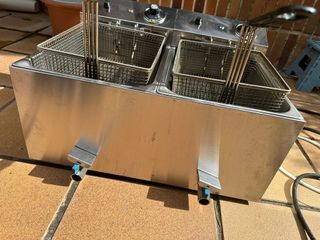 Freidora Doble HR 6+6L