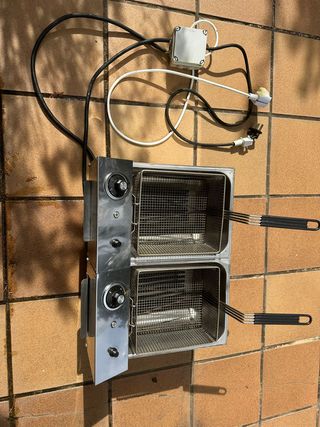 Freidora Doble HR 6+6L