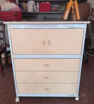 Fasciatoio con cassettiera e ante