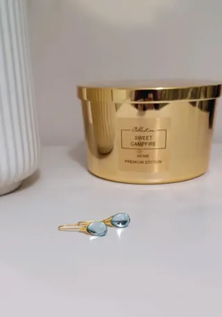 Orecchini acquamarina oro