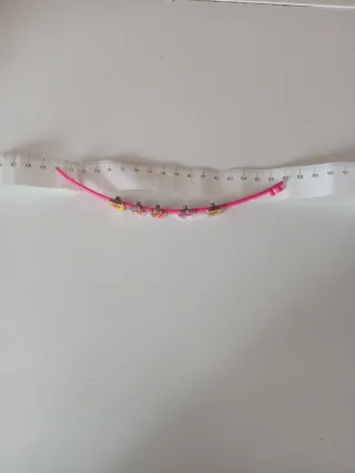 Bracciale Barbie rigido rosa con ciondoli