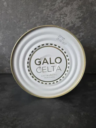 Lata Galo Celta Pollo Navidad