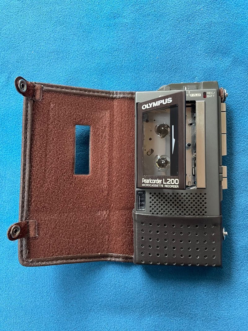 Grabadora Olympus Pearlcorder L200 Microcassette afbeelding 4