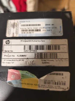 PC HP Intel Core i5 Windows 10 Pro