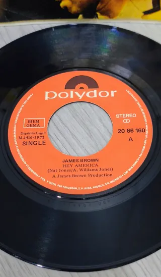 James Brown - Hey America (Single 7" 1972)