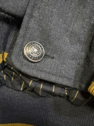 Giacca Varsity Iceberg Pelle Lana Made in Italy