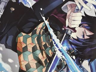 3 carteles varios Anime Demon Slayer Giyu Tomioka