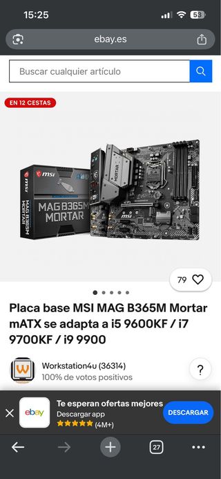 Placa Base MSI MAG B365M MORTAR DDR4