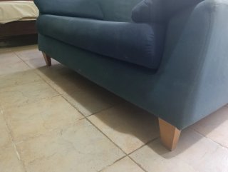 Sofá de 2 plazas azul⭐Precio negociable⭐
