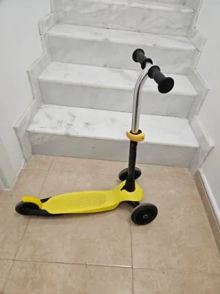 Patinete infantil 3 ruedas amarillo