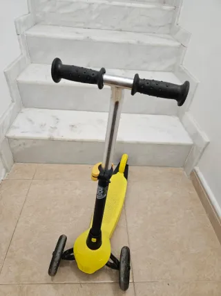 Patinete infantil 3 ruedas amarillo