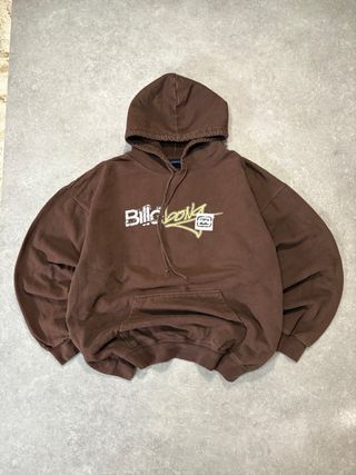 Felpa Billabong stile Jnco marrone anni 2000