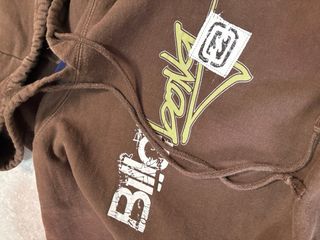 Felpa Billabong stile Jnco marrone anni 2000