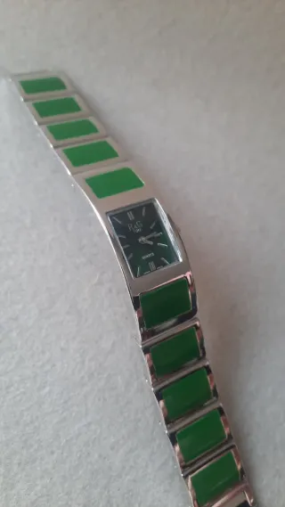 Orologio da donna R&G TIME verde/argento