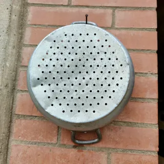 Scolapasta vintage alluminio