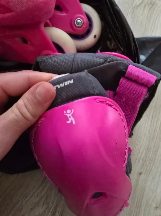 Patines Oxelo niña 28-30 + protecciones