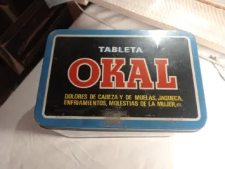 Antigua caja de chapa OKAL