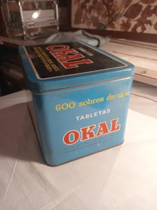 Antigua caja de chapa OKAL