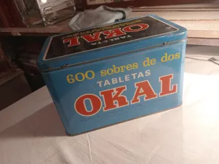 Antigua caja de chapa OKAL