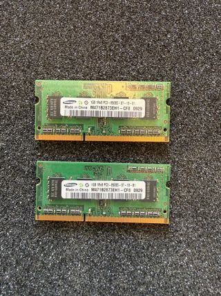 2 Banchi RAM 1GB So-Dimm