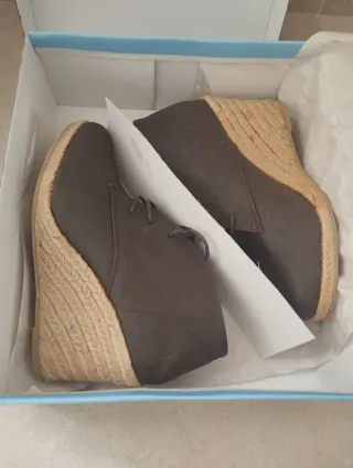 Botines Mustang Cuña Marrones talla 38