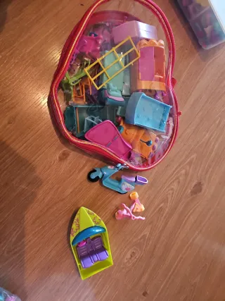 Accesorios Polly Pocket: Bolsa y Juguetes