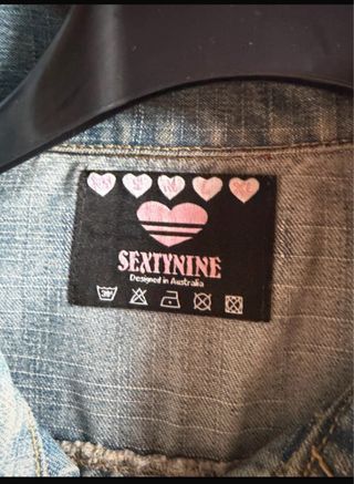 Giubbino jeans Sextynine taglia XS