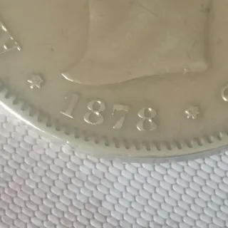 MONEDA PLATA 5 PESETAS ALFONSO XII 1878 EM M