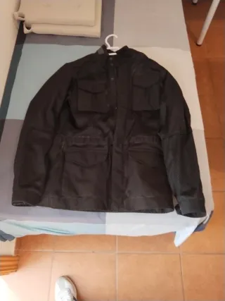 Chaqueta moto vestir negra Talla M