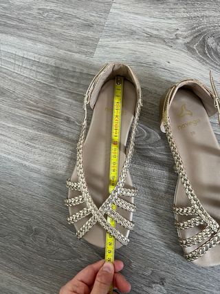 Sandalias Joya Oro Navega Talla 38