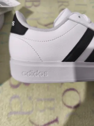 Zapatillas Adidas Grand Court 2.0 Blancas Negras