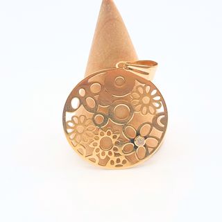 Colgante Oro 18K, Flores, 1.47gr