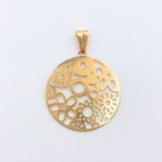 Colgante Oro 18K, Flores, 1.47gr