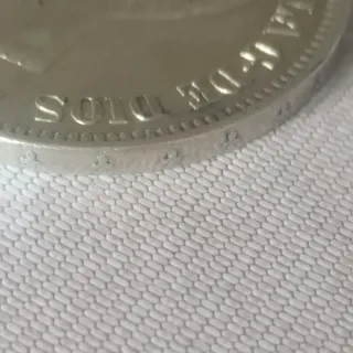 Moneda Plata 5 Pesetas Alfonso XII 1877 DE M