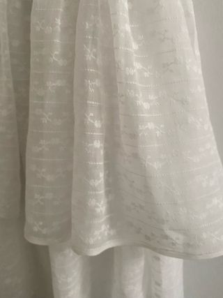 Vestido antiguo niña blanco