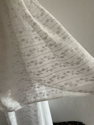 Vestido antiguo niña blanco