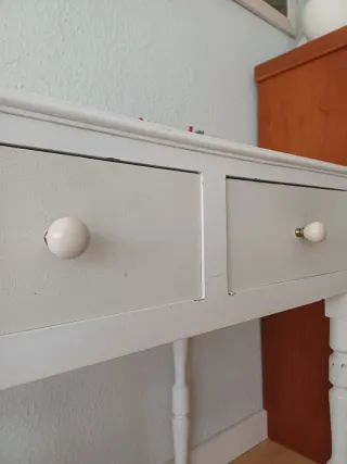 Escritorio mesa vintage madera por carpintero