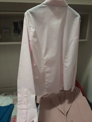 Camicia rosa maniche lunghe