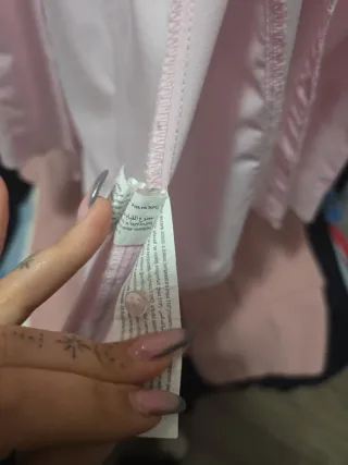 Camicia rosa maniche lunghe