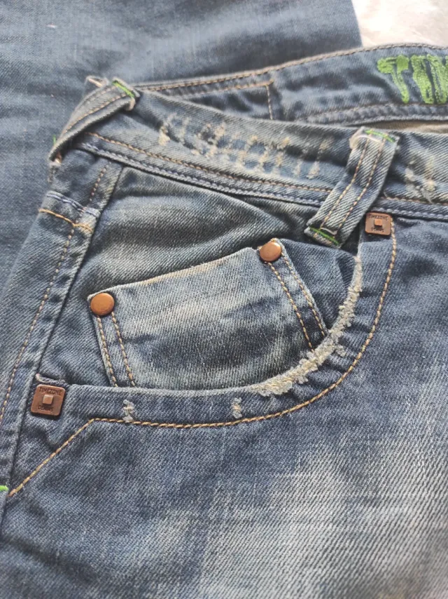 Tejanos TIMEZONE Rectos Azules