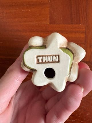 THUN Fata Fatina Rosa Ali Verdi Altezza 7 cm